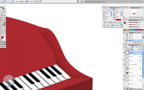 Creation of Piano Notes: Step 16